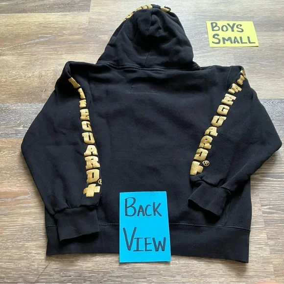 Boys Size Small Black and Gold Kalahari Lifeguard Hoodie - Picture 6 of 6